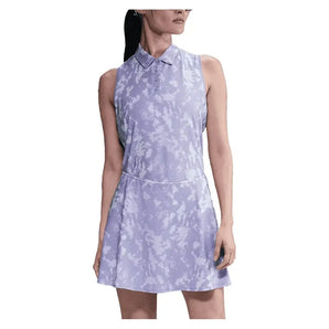 Women's Dri-FIT Victory Sleeveless Print Tennis Polo Lilac Ice and White-Apparel-Nike-FZ6891-533U25-3-Tennis Express