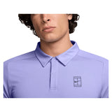 Men's Court Dri-FIT Advantage Tennis Polo Purple Pulse and Gridiron, Nike, Tennis Express, FZ6907-580H26-2