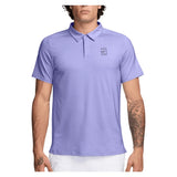 Men's Court Dri-FIT Advantage Tennis Polo Purple Pulse and Gridiron, Nike, Purple Pulse/Gridiron, Tennis Express, FZ6907-580H26-PURPLE-PULSE-GRIDIRON-1