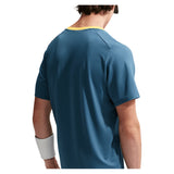 Men's Court Dri-FIT Advantage Tennis Top New Slate and Laser Orange,Apparel,Nike,,,Tennis Express,FZ6910-438_3
