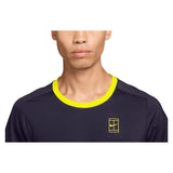 Men's Court Dri-FIT Advantage Tennis Top Purple Dynasty and Lemon Venom, Nike, Tennis Express, FZ6910-525H26-2