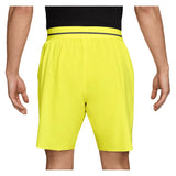 Men's Court Dri-FIT Advantage 8 Inch Tennis Short Lemon Venom and Purple Dynasty, Nike, Tennis Express, FZ9322-750H26-1