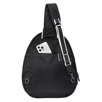 Ace & Carry 2.0 Tennis and Pickleball Slingback Bag Black-Bags-Trelle Co.-G4-001-ACEV2-5-0001-2-Tennis Express