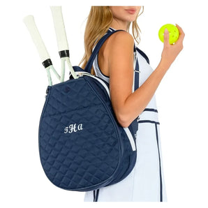 Ace & Carry 2.0 Tennis and Pickleball Slingback Bag Navy-Bags-Trelle Co.-G4001-ACEV2-7-0001-1-2-[Sku]-Tennis Express
