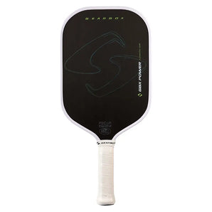 GBX Power Elongated 16mm Pickleball Paddle Black and Blue,Pickleball Paddles,Gearbox,Black/Blue,One Size,Tennis Express,GBX-P-HY-1