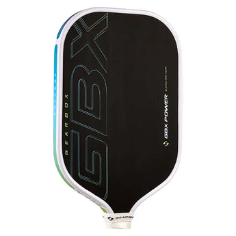 GBX Power Elongated 16mm Pickleball Paddle Black and Blue,Pickleball Paddles,Gearbox,,,Tennis Express,GBX-P-HY-4