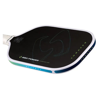 GBX Power Elongated 16mm Pickleball Paddle Black and Blue,Pickleball Paddles,Gearbox,,,Tennis Express,GBX-P-HY-5