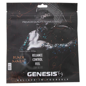 Genesis Black Magic Tennis String,Strings,Genesis,Black,18,Tennis Express,GEBMSET-F2601copy