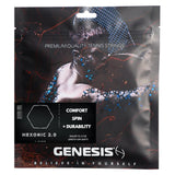 Genesis Hexonic 2.0 Tennis String, Genesis, Black, Tennis Express, GEH2:SET-F26-BLACK-1