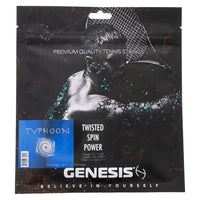 Genesis Typhoon Tennis String,Strings,Genesis,Deep Blue,16L,Tennis Express,GETYSET-F2601copy