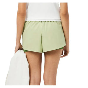 Women's Players Tennis Shorts Birch and Lamb's Lettuce-Apparel-Lacoste-GF9972-614-4-Tennis Express