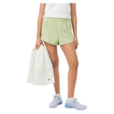 Women's Players Tennis Shorts Birch and Lamb's Lettuce-Apparel-Lacoste-GF9972-614-5-Tennis Express
