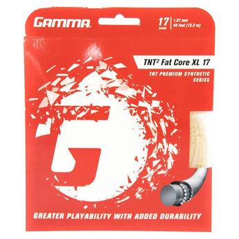 TNT2 Fat Core XL Tennis String-Strings-Gamma-GFCXLSET-2-Tennis Express