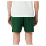 Men's Official Roland Garros Players Tennis Short Green and Sencha,Apparel,Lacoste,,,Tennis Express,GH0336-3I3-4