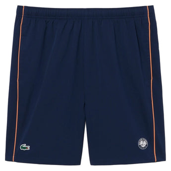 Men's Official Roland Garros Tennis Short Navy,Apparel,Lacoste,,,Tennis Express,GH0342-166-1_a6a49ee9-3c67-49bf-be4f-bc01ef5fe9b1