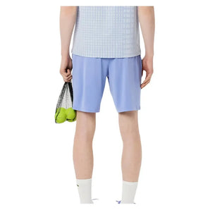 Men's On Court Players Mesh 8 Inch Tennis Short Delphinium-Apparel-Lacoste-GH4775-5QDF25-1-Tennis Express
