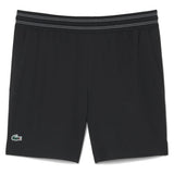 Men's Players Tennis Short Black, Lacoste, Black, Tennis Express, GH6739-031F26-BLACK-1