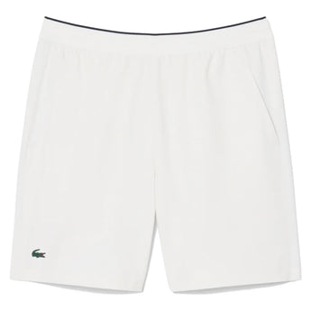 Men's Heritage Tennis Short, Lacoste, 70V Flour, Tennis Express, GH6921-F26-70V-FLOUR-1