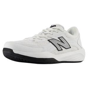 Juniors' 696v7 Tennis Shoes White and Black,Footwear,New Balance,White/Black,10.5C,Tennis Express,GH6962Y4-y