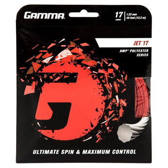 AMP Jet Tennis String Red-Strings-Gamma-GJ2-SET-1-Tennis Express
