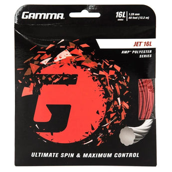 AMP Jet Tennis String Red-Strings-Gamma-GJ2-SET-3-Tennis Express
