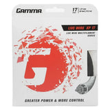 Live Wire XP Black 17G Tennis String-Strings-Gamma-GLWX7-11-SET-Tennis Express