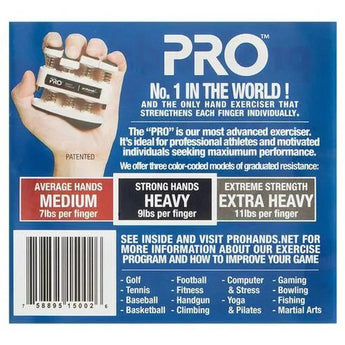 PRO HAND EXERCISER HEAVY TENSION BLACK-Training Equipment-Gripmaster-GRIP15002-2-Tennis Express