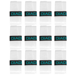 Pro Feel Tennis Overgrip 12 Pack White-Accessories-Diadem-GRP-FEEL-12-WHT-Tennis Express