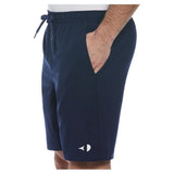 Men's Solid Athletic 9 Inch Tennis Short Peacoat-Apparel-Grand Slam-GSBSC0H5-424F22-2-Tennis Express