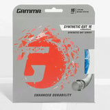 Synthetic Gut with Wearguard 16G Tennis String-Strings-Gamma-GSGW16-Bl-Tennis Express