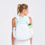 Women's Game On Tennis Backpack-Bags-Ame and Lulu-GTBP-BBB-OWLB-4-6-[Sku]-Tennis Express