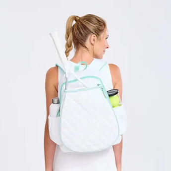 Women's Game On Tennis Backpack-Bags-Ame and Lulu-GTBP-BBB-OWLB-4-6-[Sku]-Tennis Express