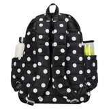 Women's Game On Tennis Backpack Polka Dot Puffer, Ame and Lulu, Tennis Express, GTBP437-B-3