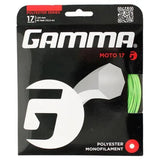Moto 17G Tennis String Lime-Strings-Gamma-GZMO17LMSET-Tennis Express