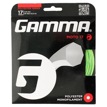Moto 17G Tennis String Lime-Strings-Gamma-GZMO17LMSET-Tennis Express