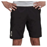 Men's Paris Ergo 9 Inch Tennis Short Black and White-Apparel-Adidas-HA2557-9-S22-Tennis Express