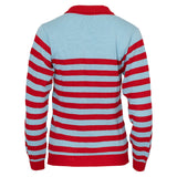 Women's Haley Sweater Light Blue and Red,Apparel,Bubble,,,Tennis Express,HALS-LBR-1