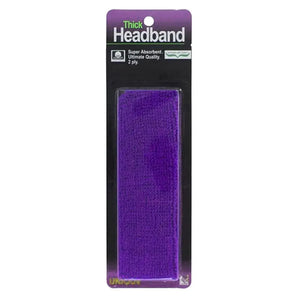 Thick Headband Purple-Accessories-Tourna-HB-XPURPLE_656ba5eb-3952-4b13-8579-c01638c0f2f0-Tennis Express