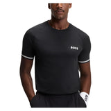 Men's Jersey Tee,Apparel,Hugo Boss,001 Black,S,Tennis Express,HB50559207-001