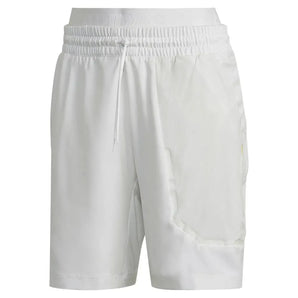 Men's London 7 Inch 2 in 1 Tennis Short White-Apparel-Adidas-HC8538-F22-1-Tennis Express