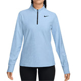 Women's Dri-Fit Advantage Tour 1/2 Zip Long Sleeve Tennis Top-Apparel-Nike-HF6582-422-Tennis Express