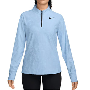Women's Dri-Fit Advantage Tour 1/2 Zip Long Sleeve Tennis Top-Apparel-Nike-HF6582-422-Tennis Express
