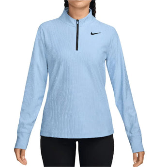 Women's Dri-Fit Advantage Tour 1/2 Zip Long Sleeve Tennis Top-Apparel-Nike-HF6582-422-Tennis Express