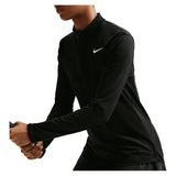 Women's Dri-Fit Victory 1/2 Zip Long Sleeve Tennis Top,Apparel,Nike,,,Tennis Express,HF6586-010_3