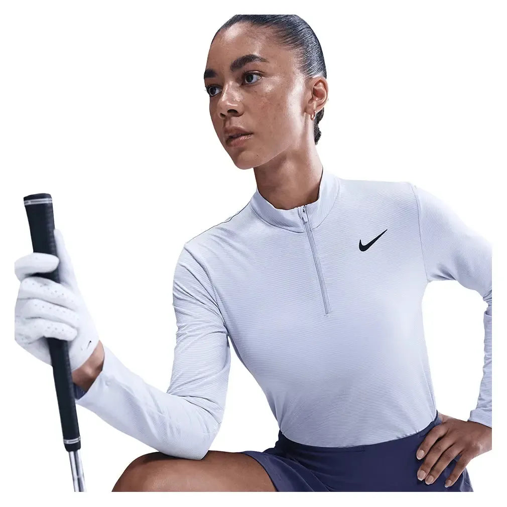 Women's Dri-FIT UV Victory Half Zip Tennis Top | Tennis Express