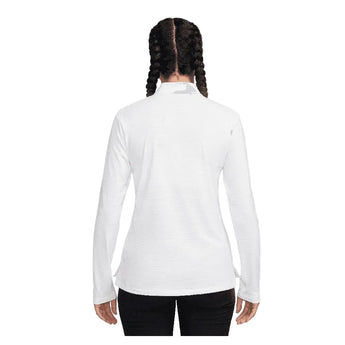 Women's Dri-Fit Victory 1/2 Zip Long Sleeve Tennis Top-Apparel-Nike-HF6586-100_1-Tennis Express