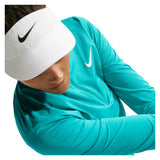 Women's Dri-FIT UV Victory 1/4-Zip Tennis Top Energy and White, Nike, Tennis Express, HF6586-300H26-4