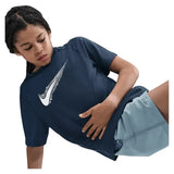 Boys' Multi Dri-FIT Short-Sleeve Training Top Midnight Navy and White-Apparel-Nike-HF8100-410_4-Tennis Express