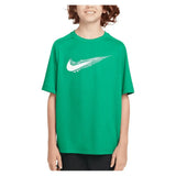 Boys' Dri-FIT Multi Short Sleeve Training Top Stadium Green and White-Apparel-Nike-HF8100-U25-324-3_0e601c77-e307-4657-bda9-a3ad4a58da9f-Tennis Express