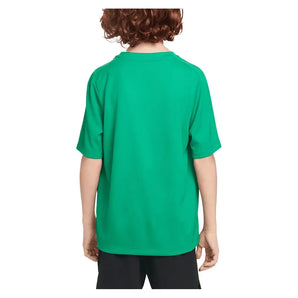 Boys' Dri-FIT Multi Short Sleeve Training Top Stadium Green and White-Apparel-Nike-HF8100-U25-324-4_4a7eb4b3-3e86-4a8d-a4dc-4670e4379ede-Tennis Express